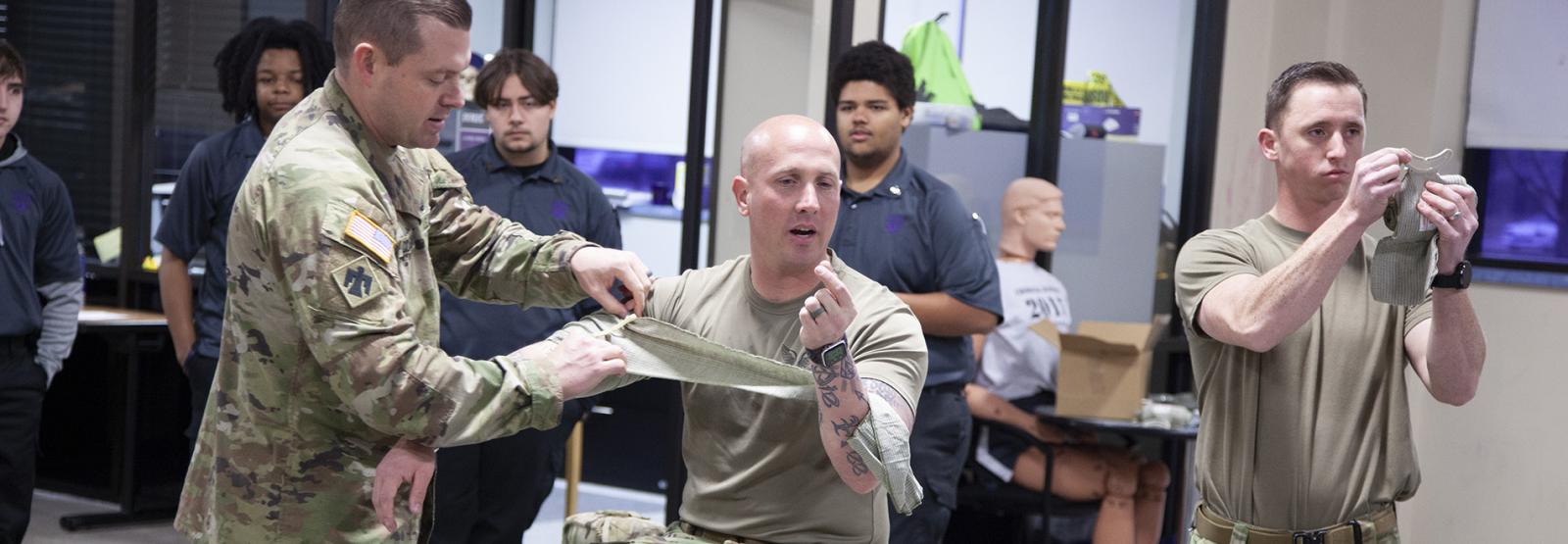 National Guard soldiers offer Lifesaver training Francis Tuttle