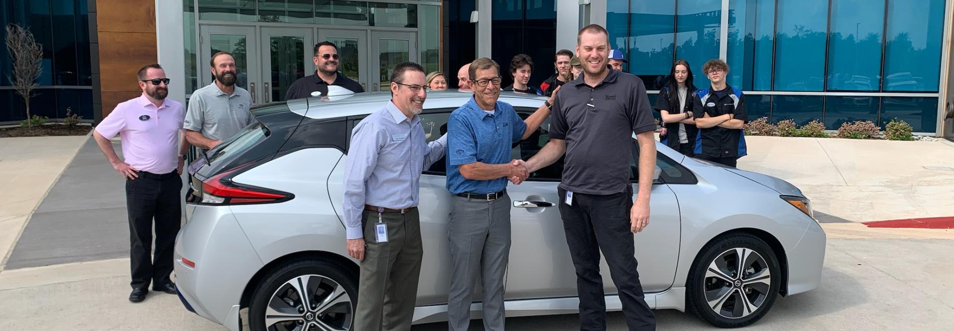 EV donation nissan leaf