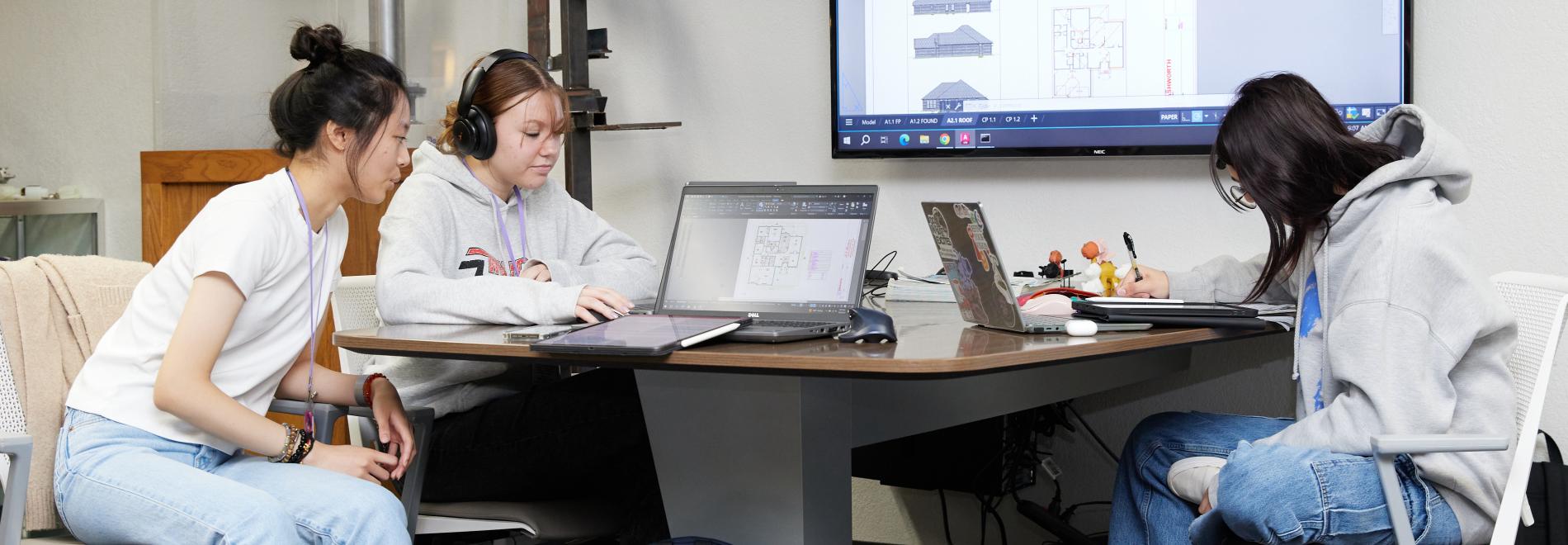 Computer Aided Design and Drafting (CAD) Students