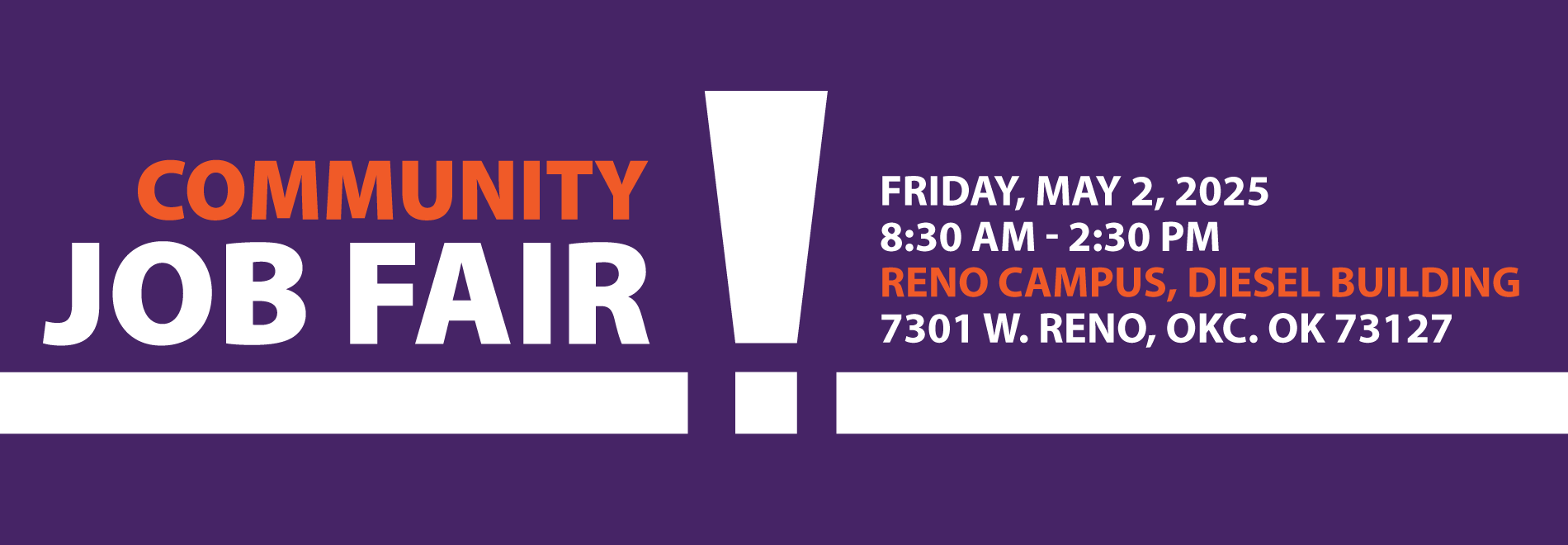 Community Job Fair Friday May 2, 2025