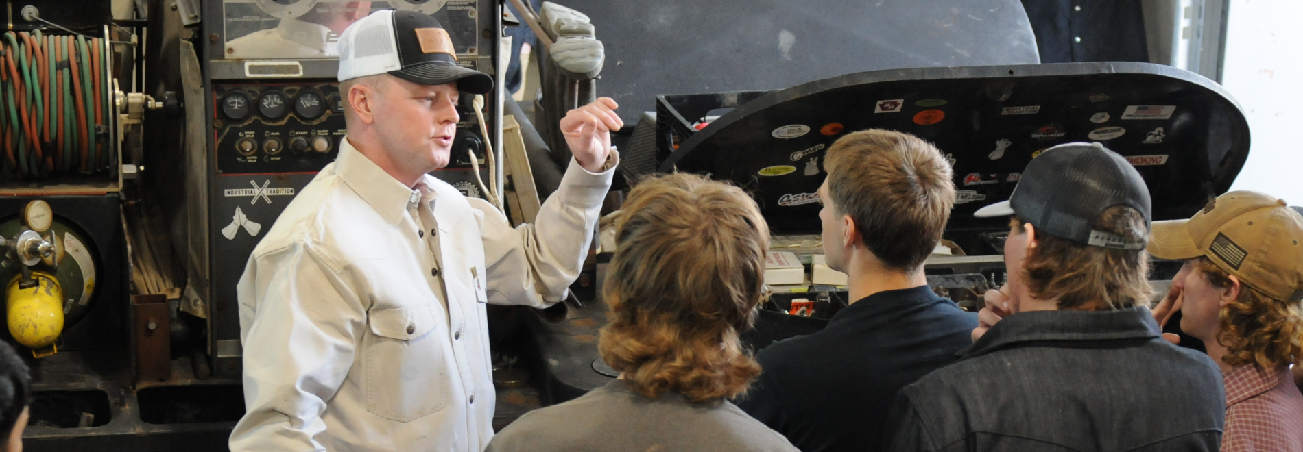 Austin Ross visit welding danforth