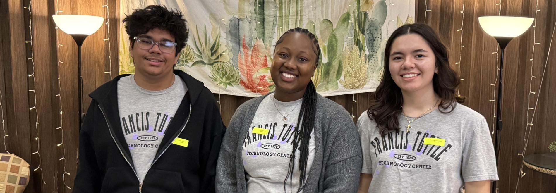 Julio Romero Fernandez, Kyndal McVay, and Fernanda Esparza