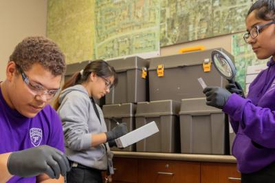 Students prepare for a career in security or law enforcement