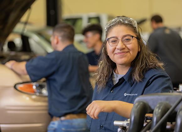 Automotive Service Student female 1