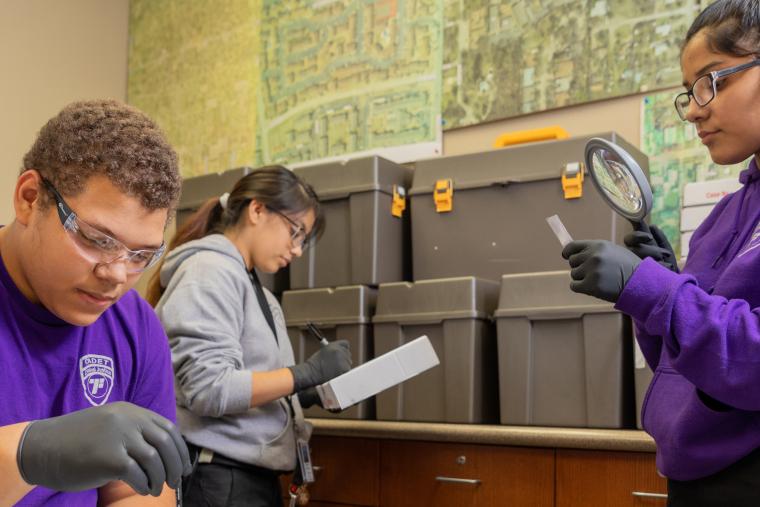 Students prepare for a career in security or law enforcement