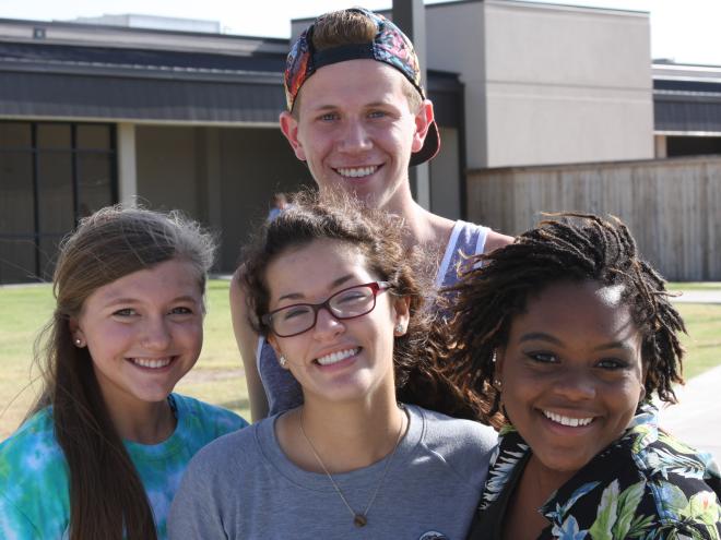 Students on the Francis Tuttle Rockwell campus
