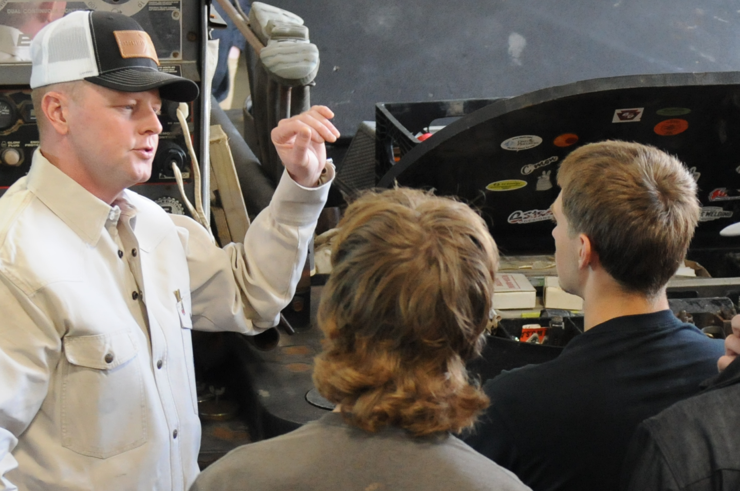 Austin Ross visit welding danforth
