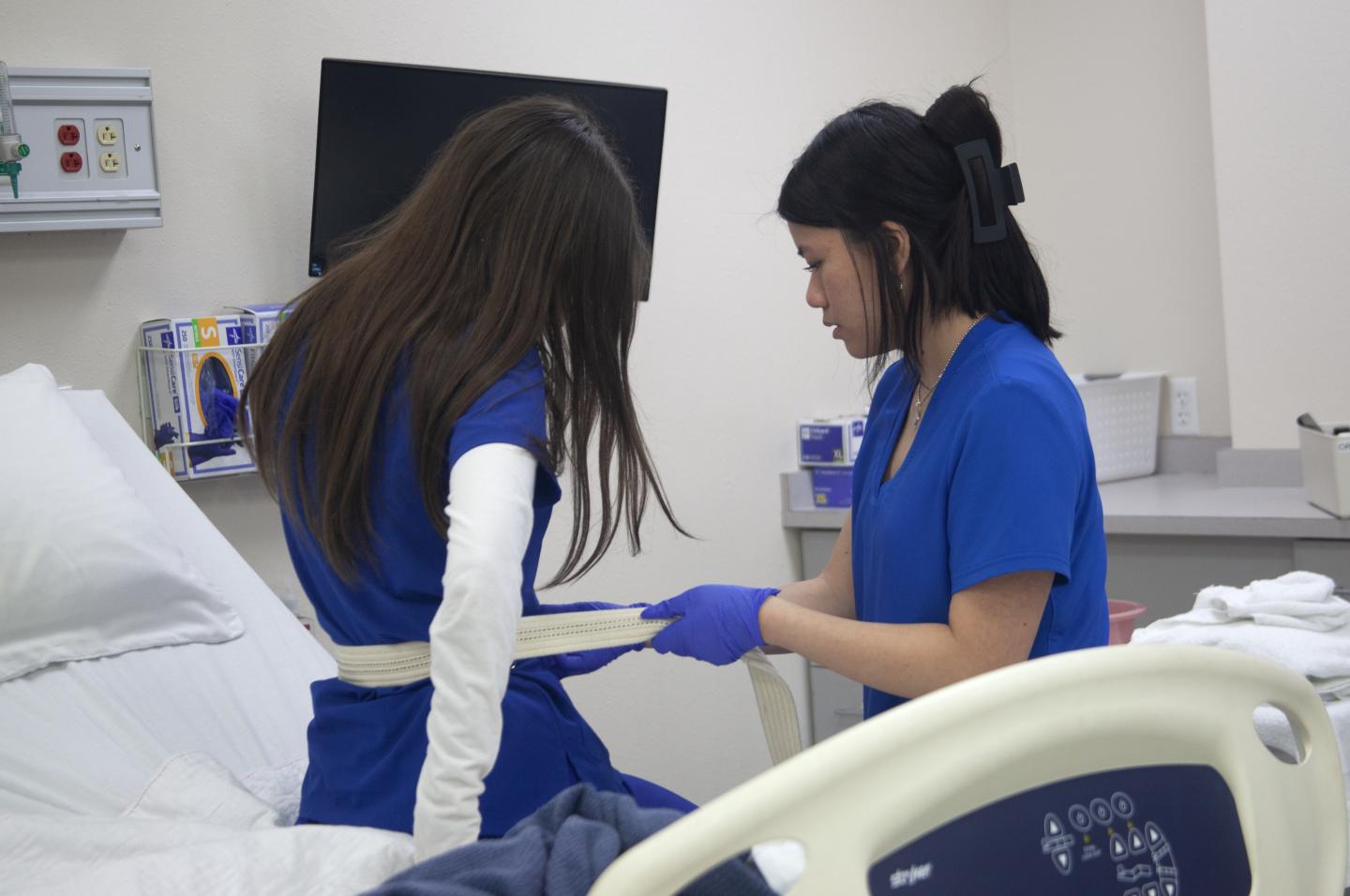 Students Participate in Pre-Nursing Boot Camp