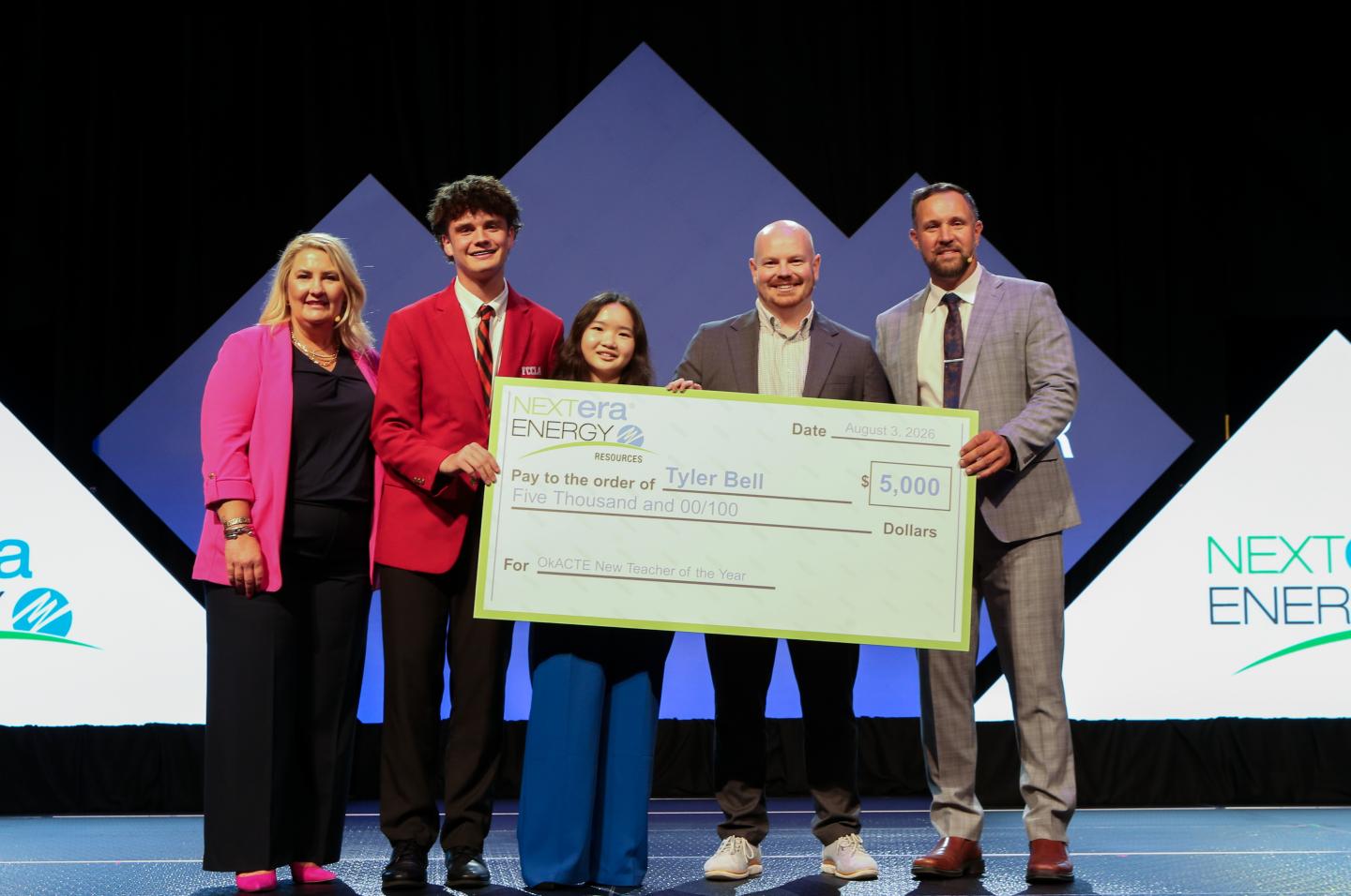 Tyler Bell Summit New Teacher of the Year