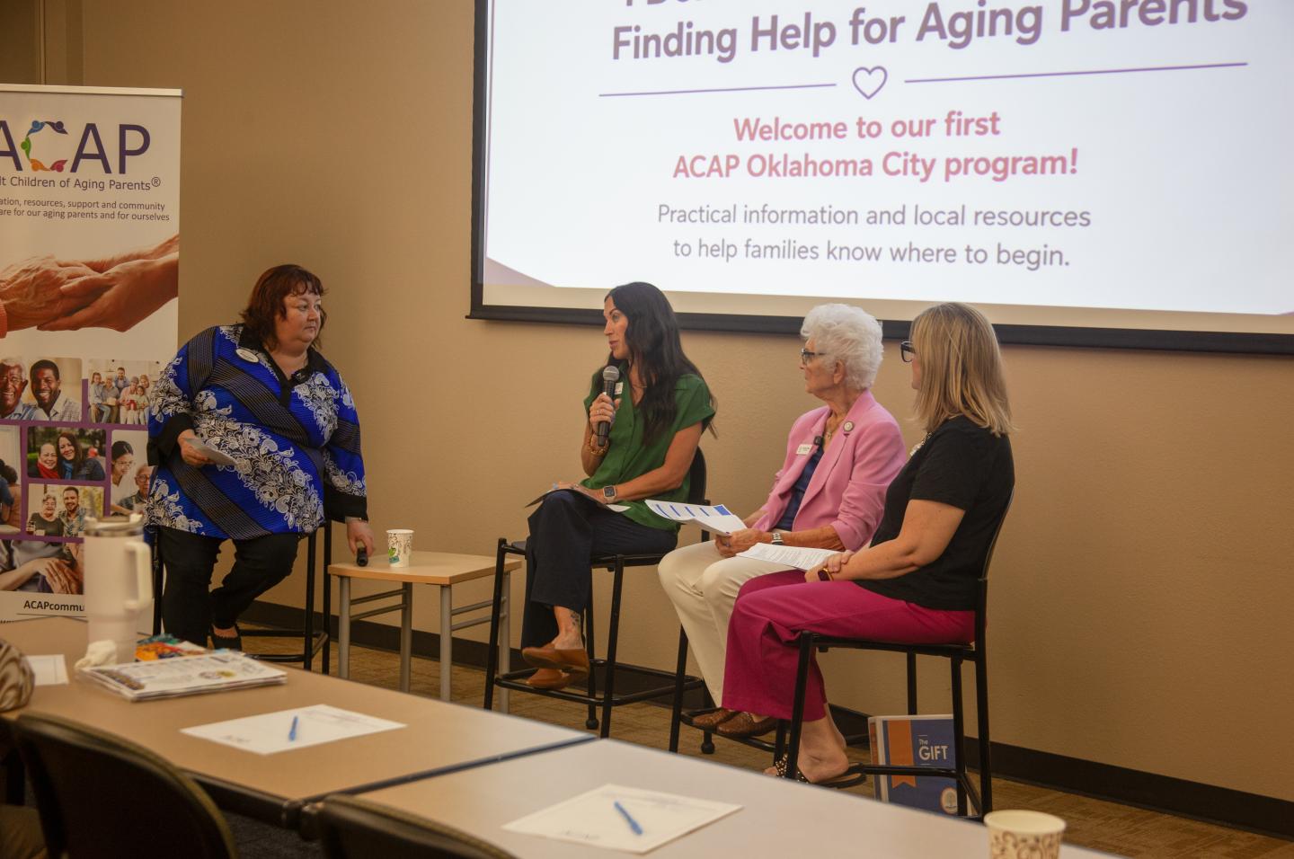 A panel speaks at September's ACAP Oklahoma City seminar