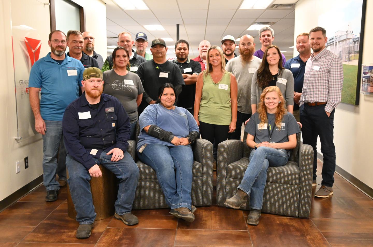 Nortek Frontline Leadership program participants pose for a group photo