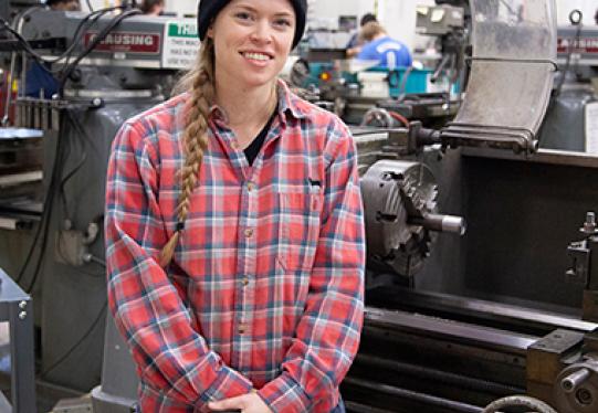 Mary Welch machining story photo