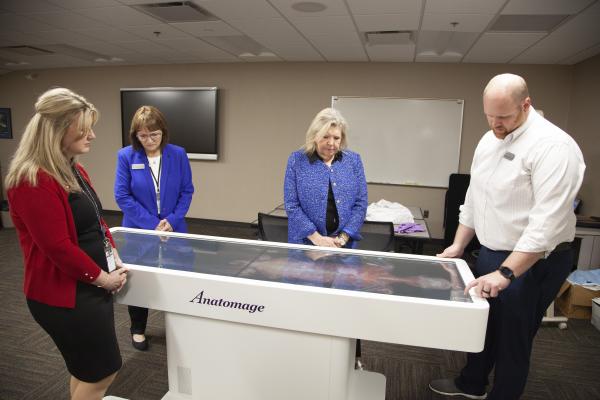 Nelson Anatomage Table HSC tour