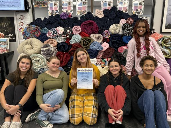 teacher prep blanket drive class