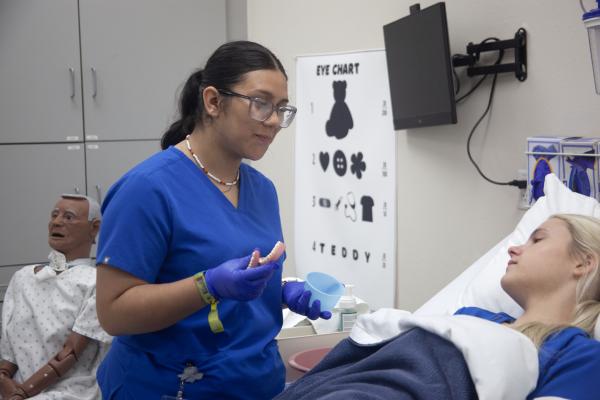 Students Participate in Pre-Nursing Boot Camp
